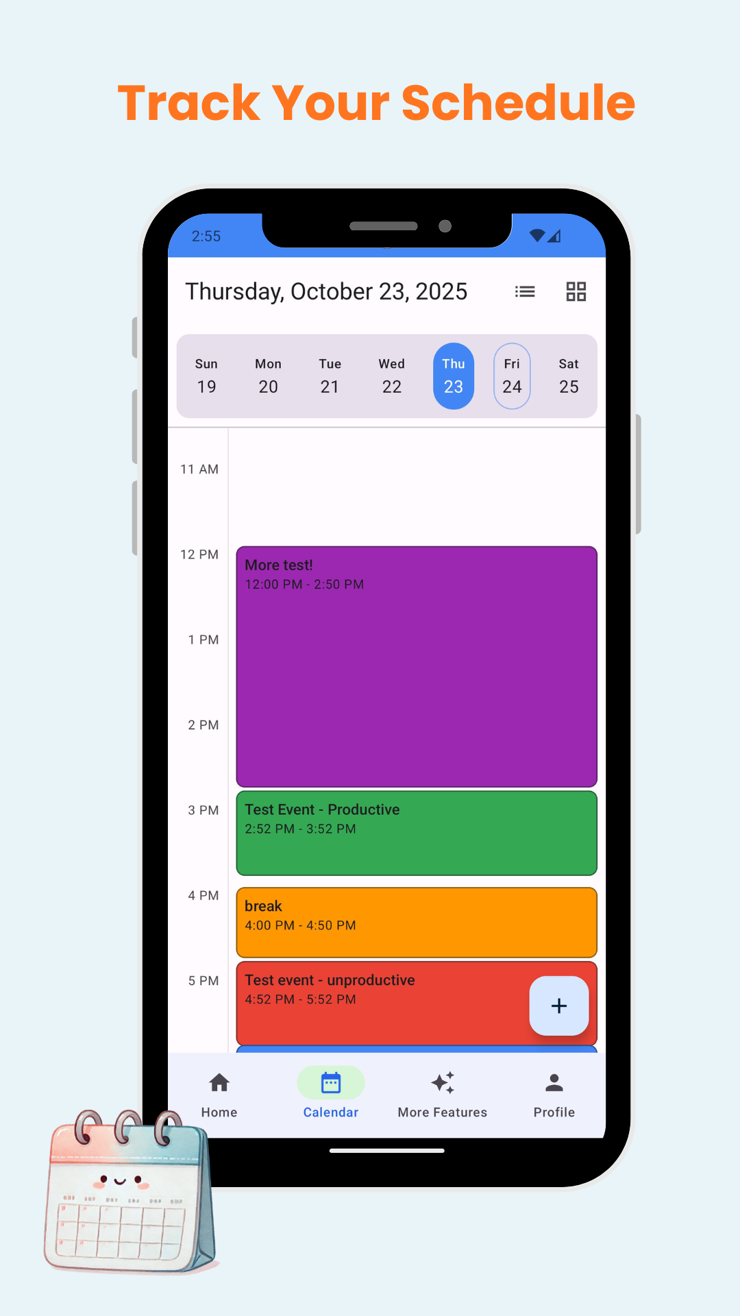 Calendar Screen